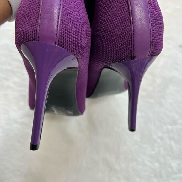 Guess Dallyce Logo Purple Sock Booties 6.5 Women - Picture 8 of 9